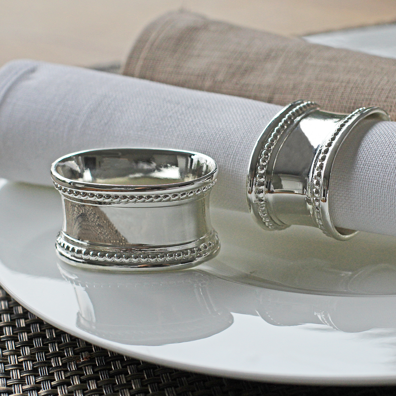 Serviettenringe Pisa versilbert