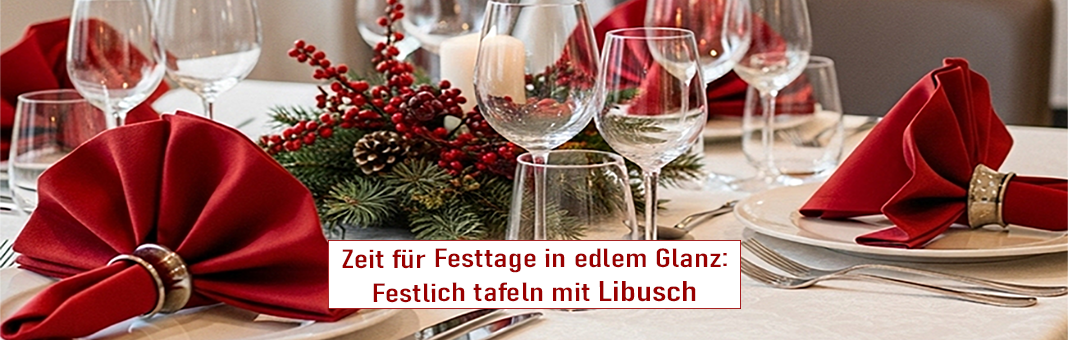 Weihnachten mit Tischwäsche von Libusch