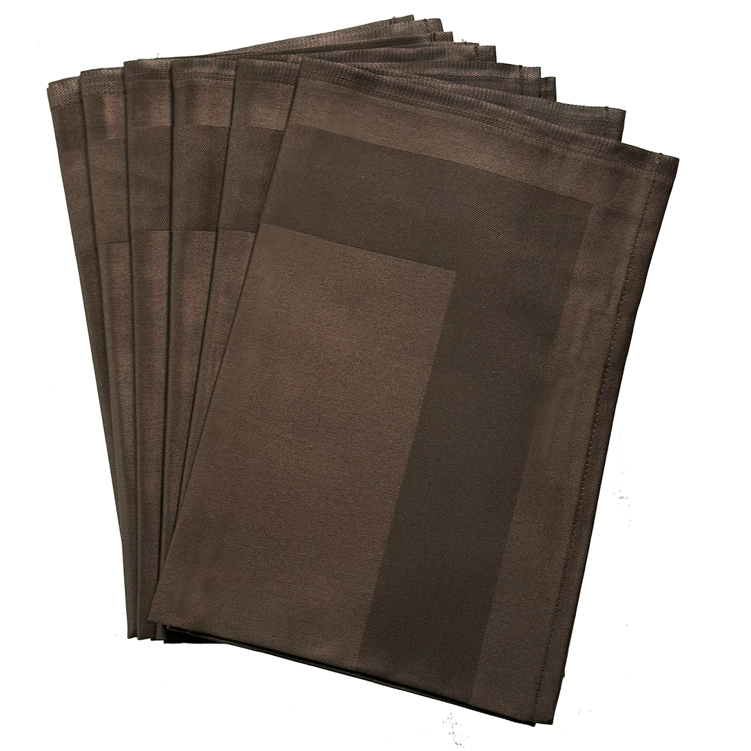 Stoffservietten Padua dunkelbraun