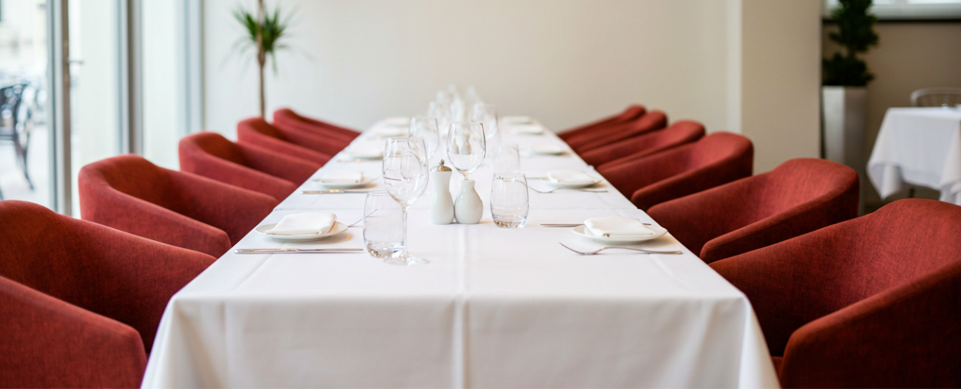 Wir führen auch Tischdecken in XXL bis 400cm Länge