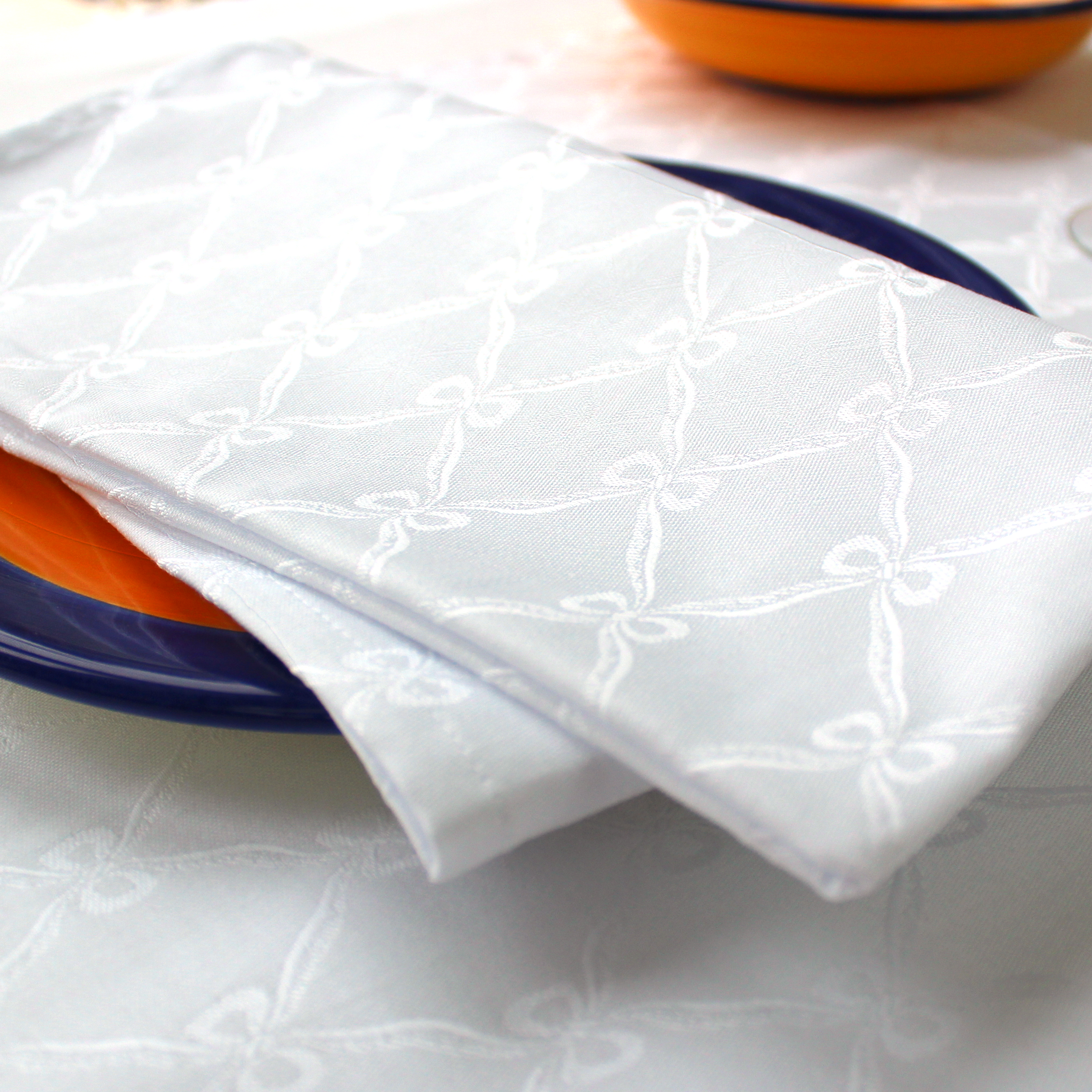 Damast-Servietten Fina klassisches Muster