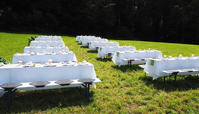 Weiße Tischdecken bis 400cm | LIBUSCH Tischdecken-Shop